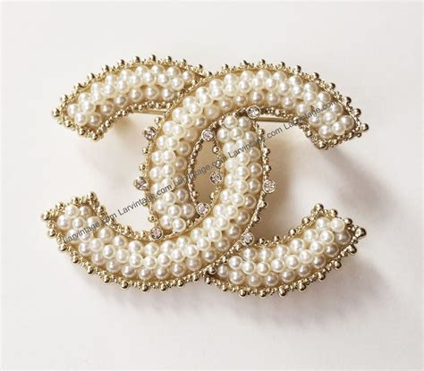 rhinestone Chanel brooch